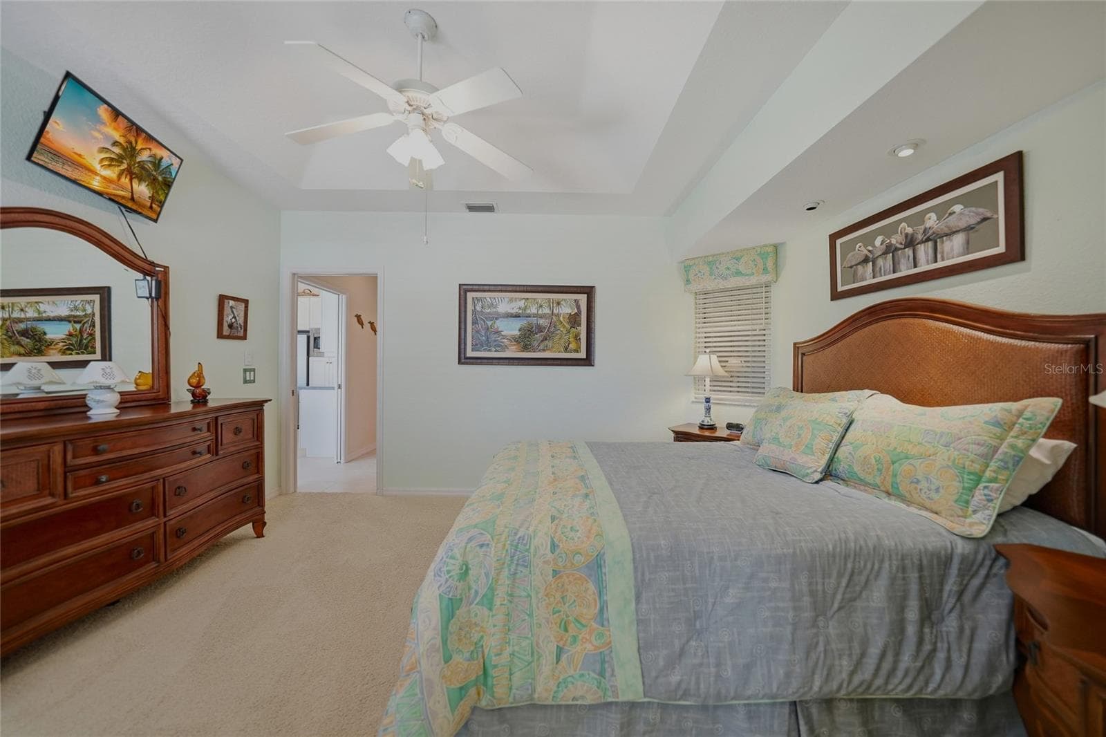 Guest Bedroom 2 with Pool Access through half bath - 436 VALLETTA CT, PUNTA GORDA