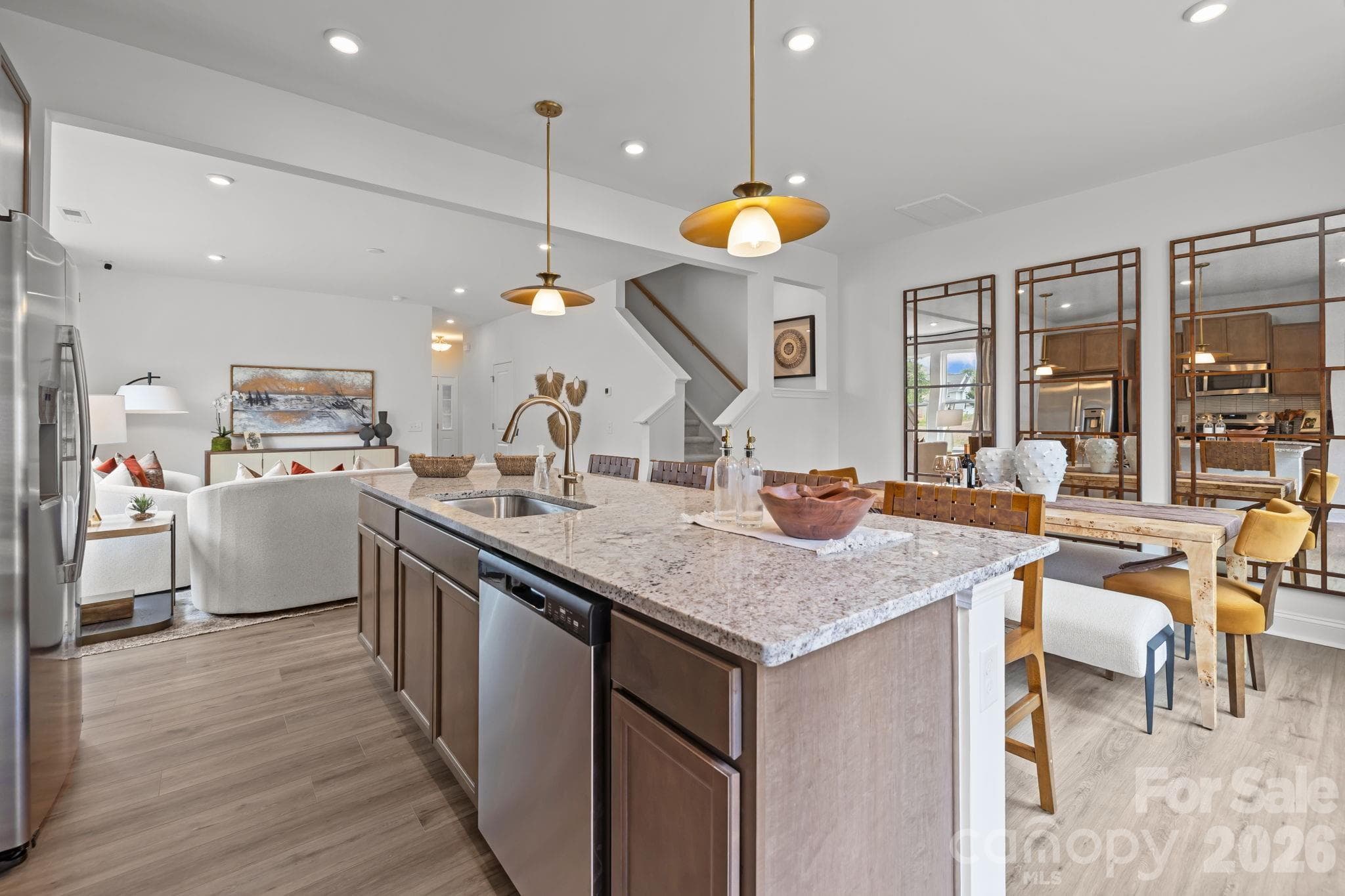 Kitchen-Dining-Open Floor Plan-Representation picture-not actual home - Charlotte