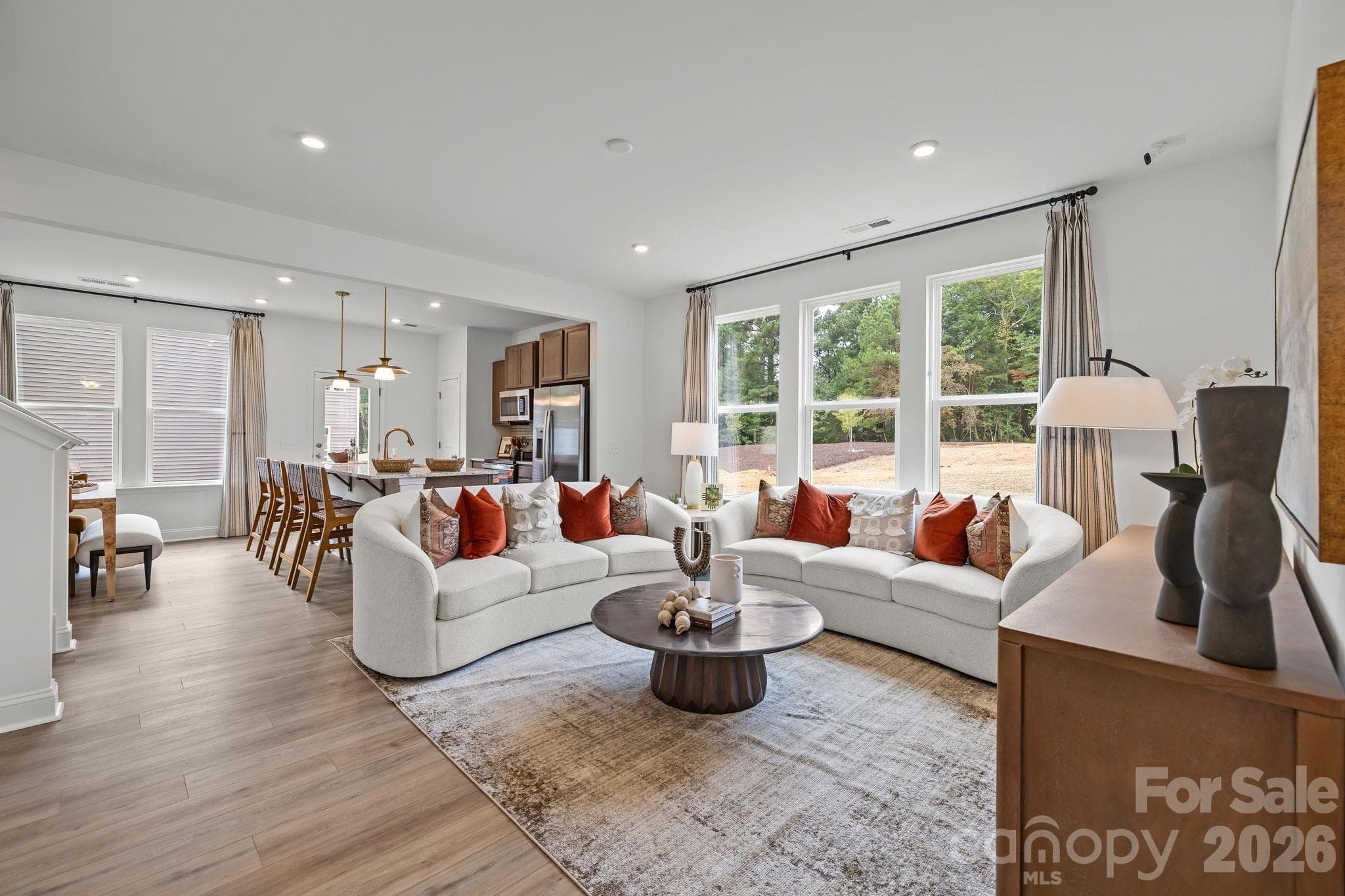 Representative Photo from Model - Main level living area - Charlotte
