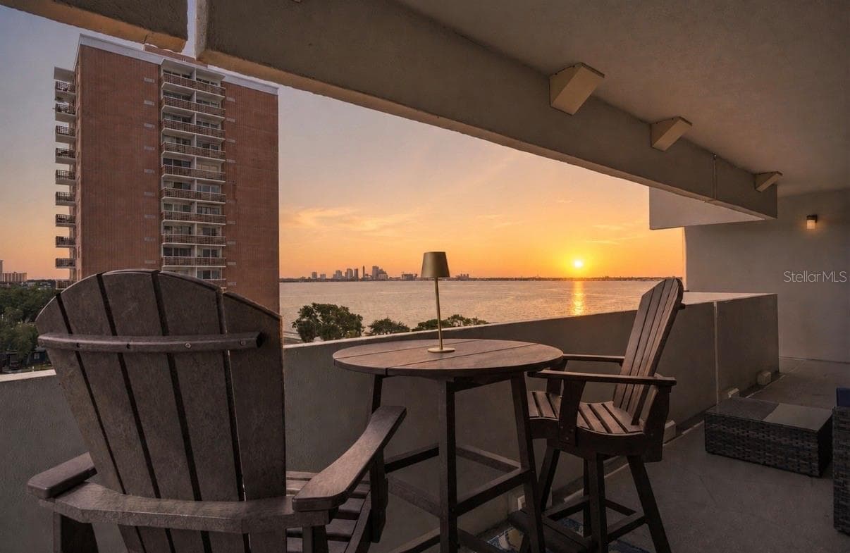 Balcony with a View! - 4141 BAYSHORE BLVD #706, TAMPA