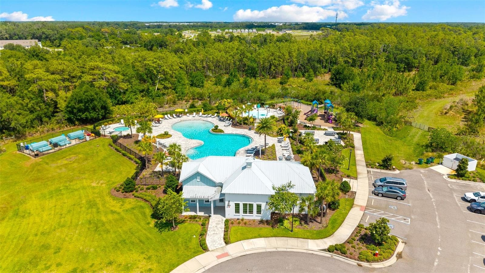 Main Clubhouse, pool and playground - 5782 HOLLINGWORTH TRL, WESLEY CHAPEL