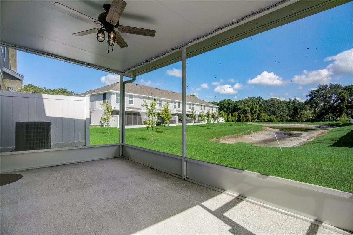 Lanai with a view - 10916 QUICKWATER CT, RIVERVIEW