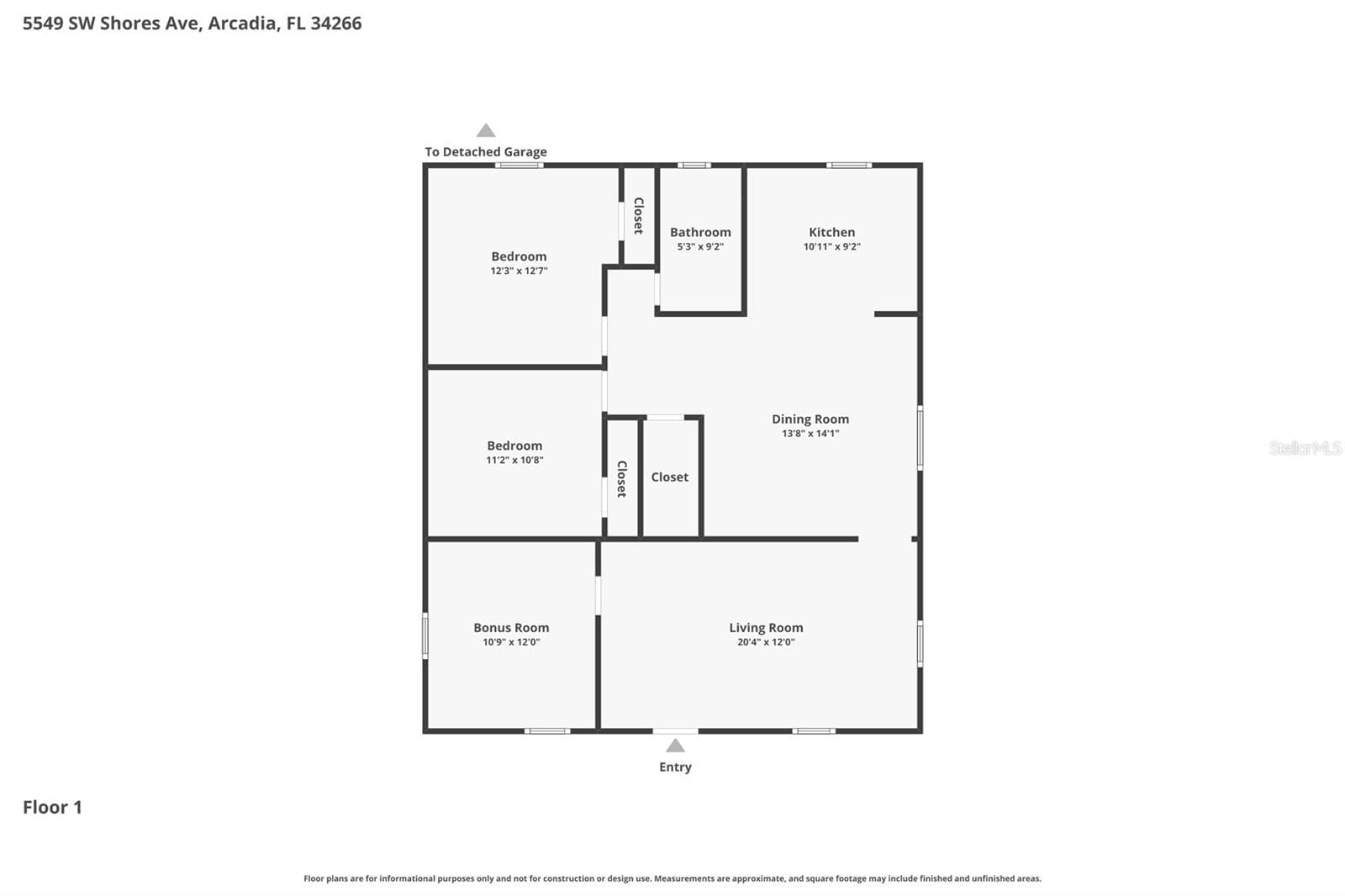 Single Family Residence at 5549 SW SHORES AVE, ARCADIA, photo 50 of 52