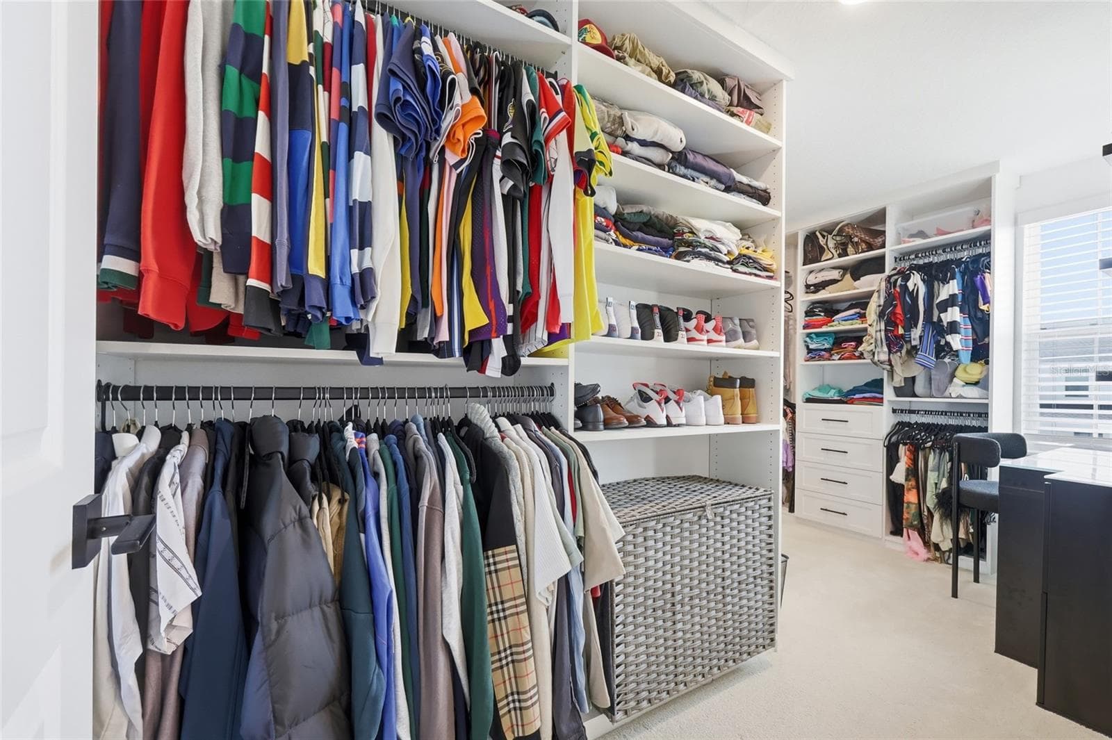 Primary closet - 1663 CROWNCREST DR, APOPKA