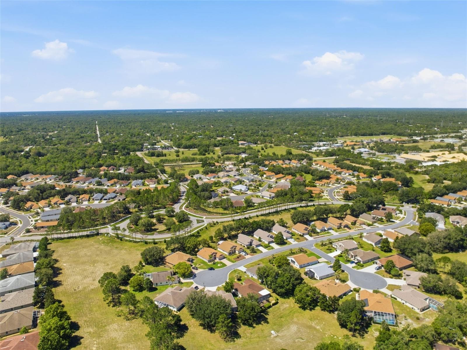 Aerial View - 11407 LEEDS DR, SPRING HILL