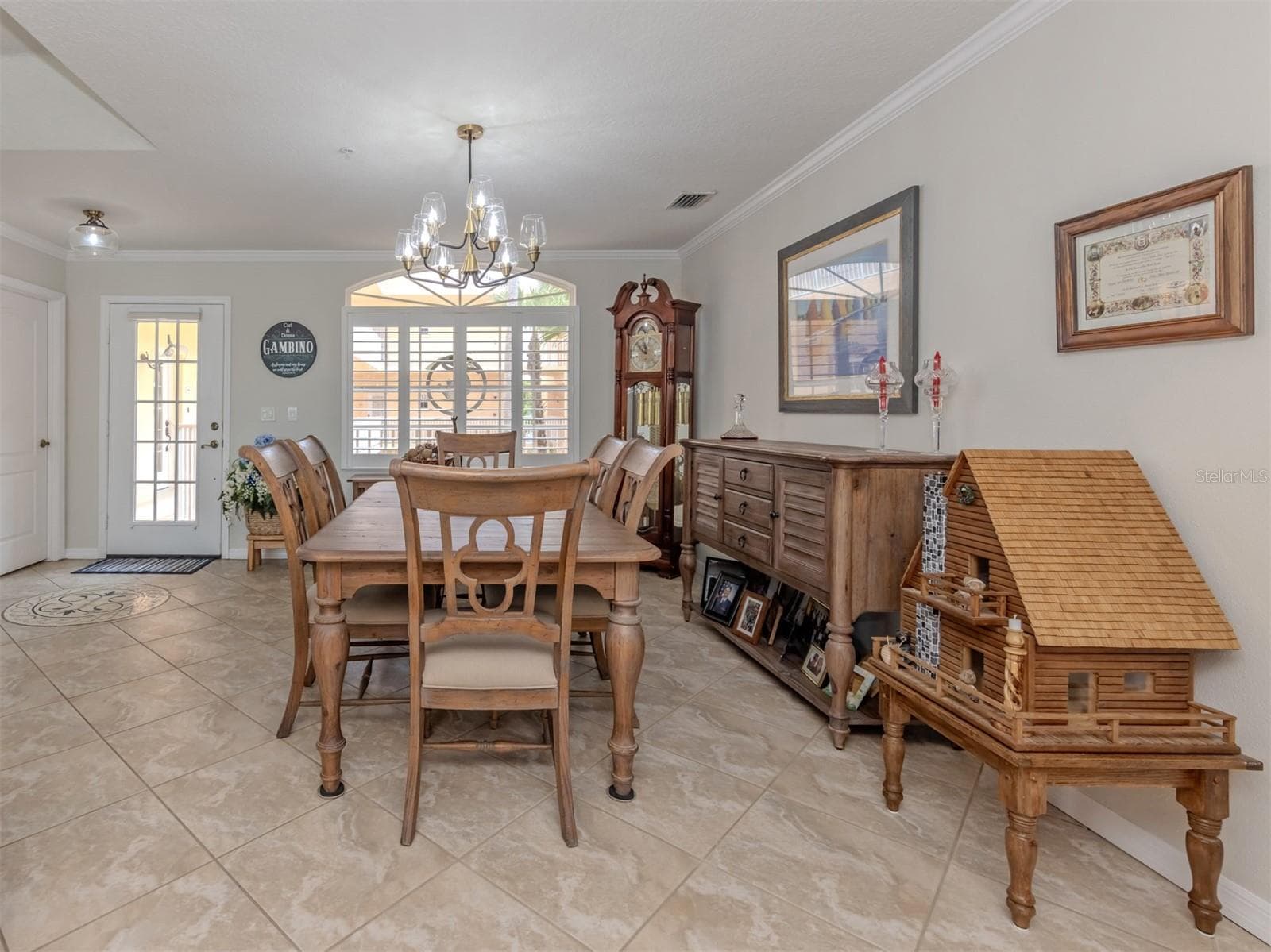 Dining room, entry - 1505 GONDOLA PARK DR #1505, VENICE