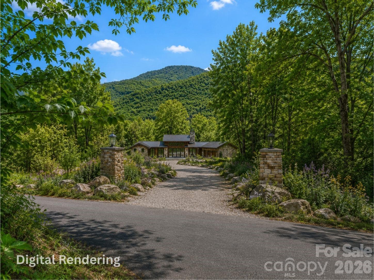 Digital rendering. - Black Mountain