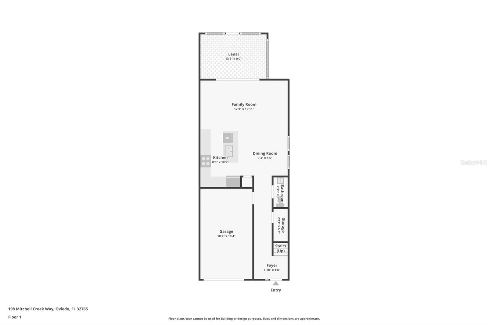 Floor Plan - 1 - 198 MITCHELL CREEK WAY, OVIEDO