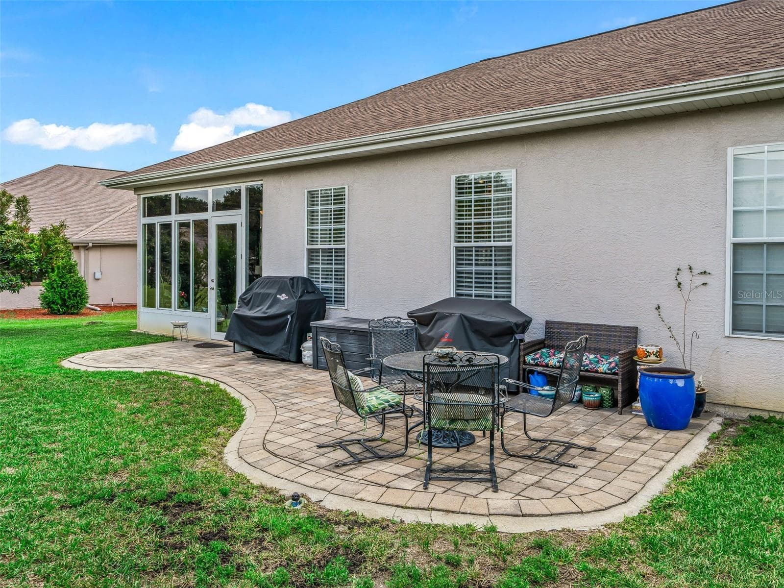 Back Patio w/access to Glass - 12421 SE 174TH LOOP, SUMMERFIELD
