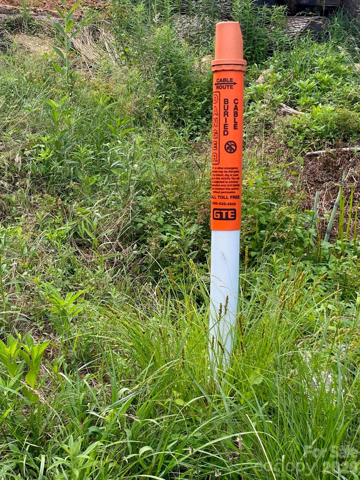 Fiber Optics on property roadside. - Marshall