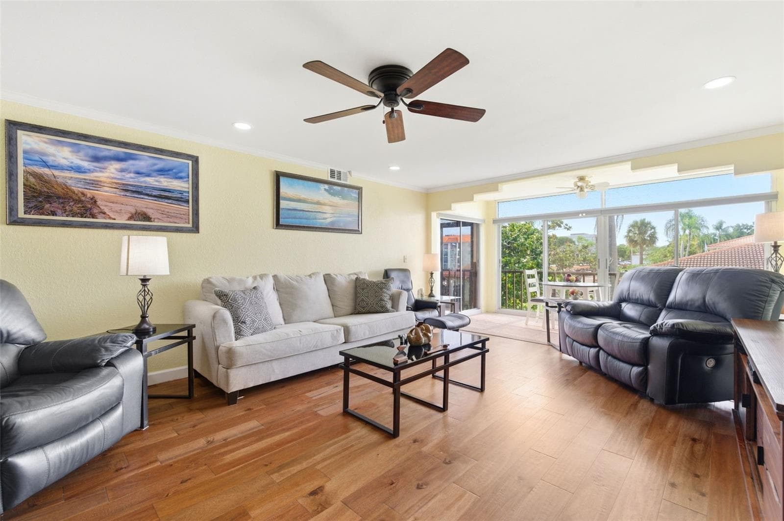 Beautiful hard wood floors throughout Dining and Living Areas. - 19029 US HIGHWAY 19 N #7-12, CLEARWATER
