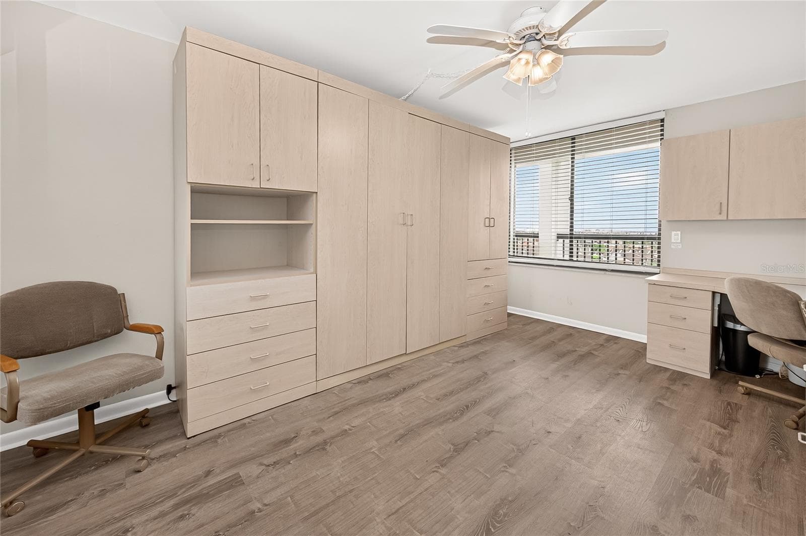 This spacious bedroom has a queen size Murphy Bed - It stays! - 9425 BLIND PASS RD #1103, ST PETE BEACH