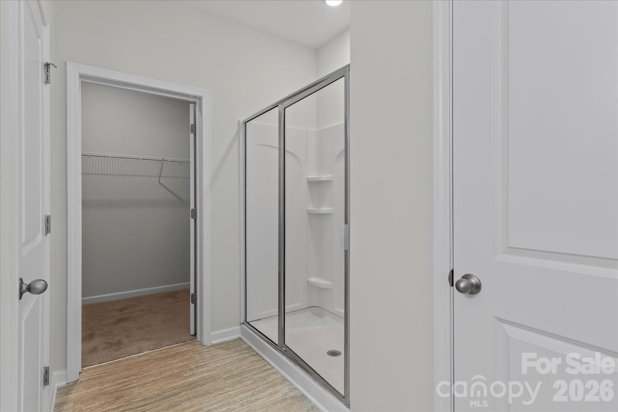 Primary bathroom with oversized shower & walk-in closet - Mooresville