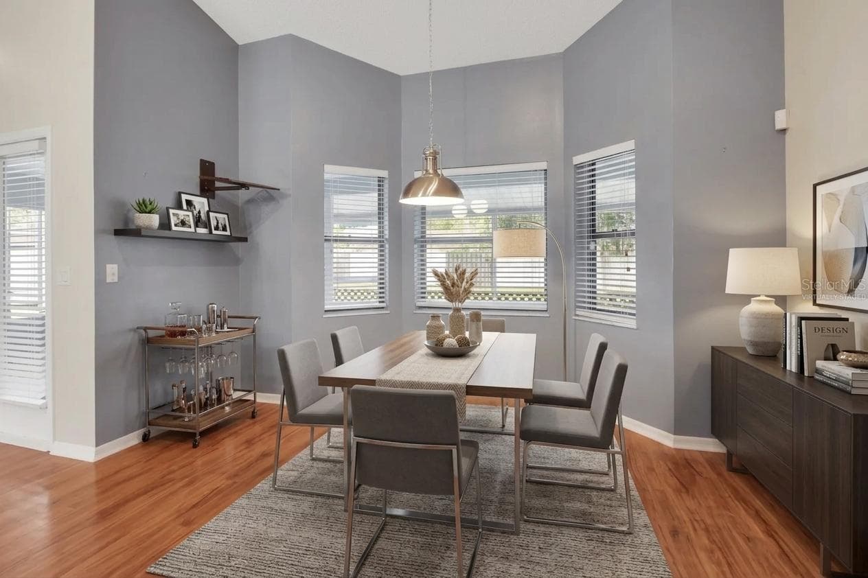 Virtually Staged Dinette - 2465 ROYAL RD, DELAND