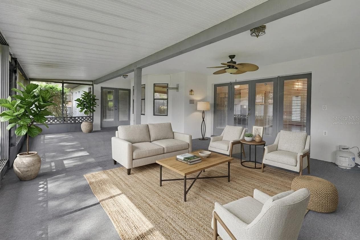 Virtually Staged Lanai Option 2 - 2465 ROYAL RD, DELAND