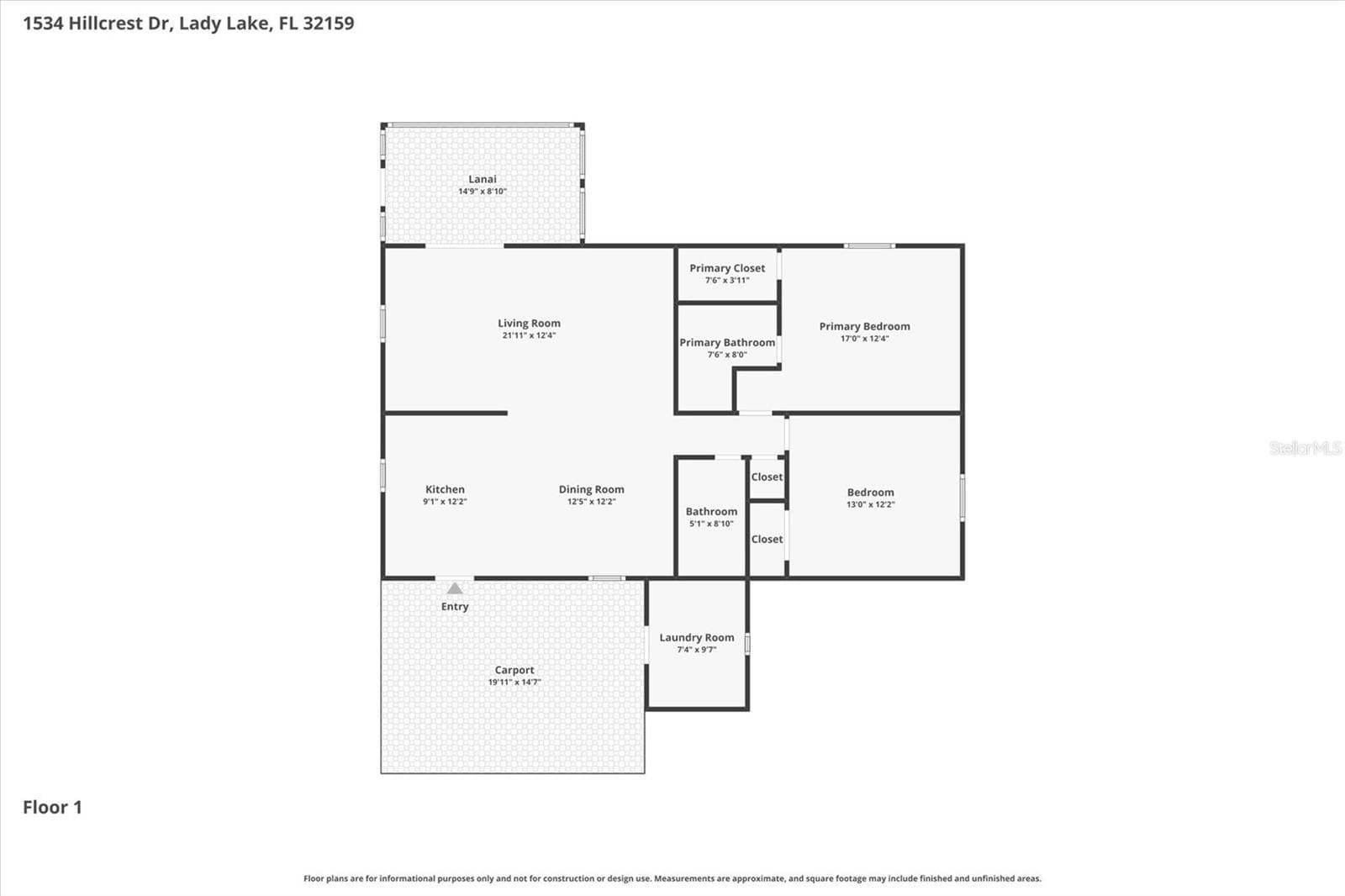 Single Family Residence at 1534 HILLCREST DR, LADY LAKE, photo 5 of 34