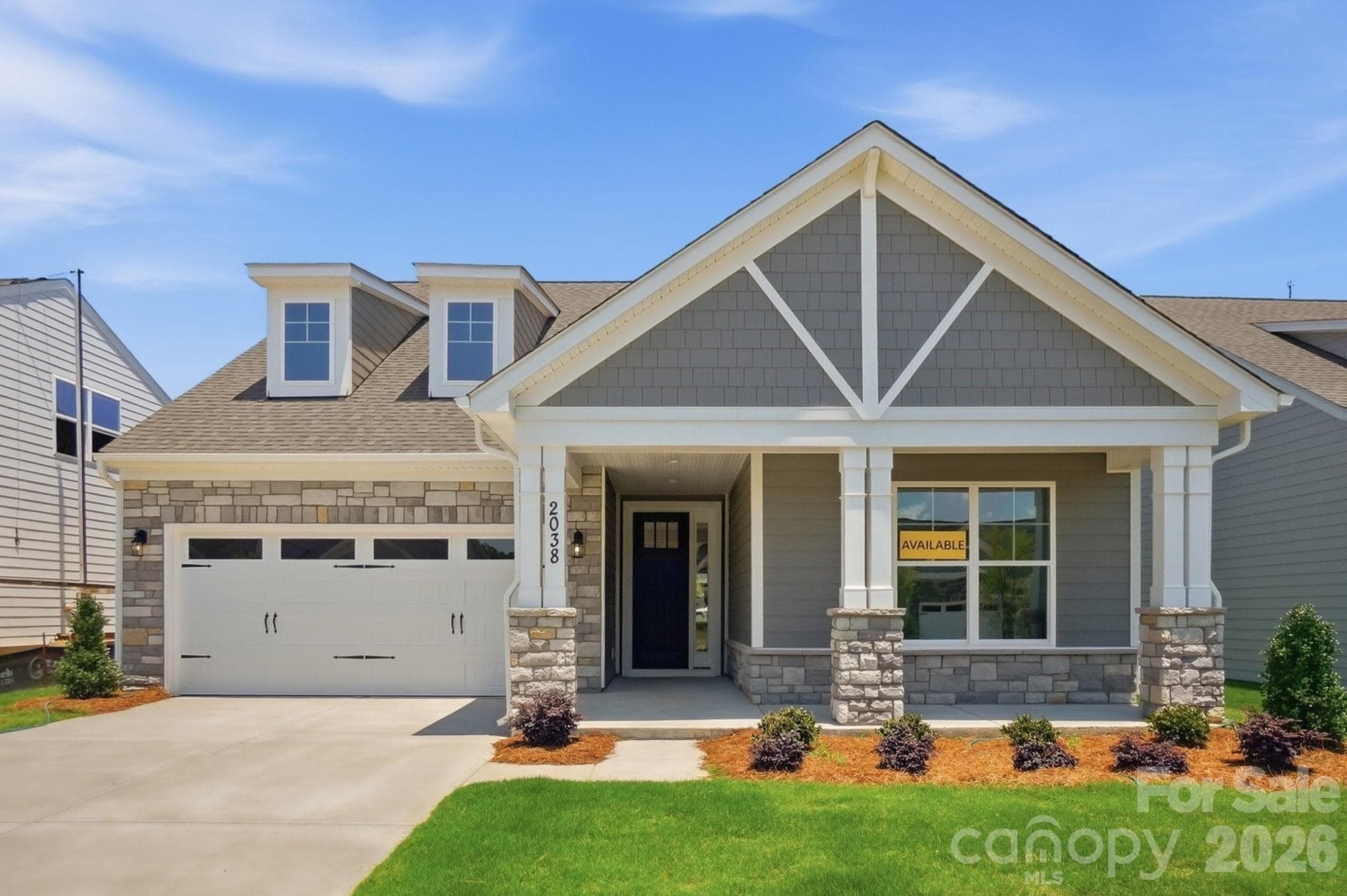 Homesite 205 features a Mayfair E floorplan - Indian Trail