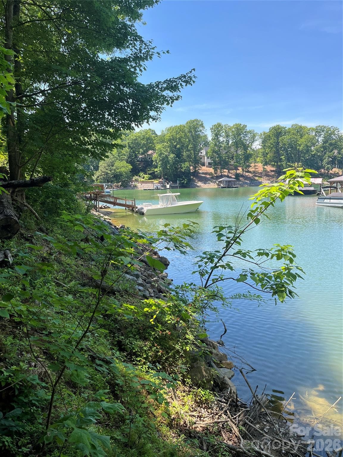 Lake view from the shoreline - Mooresville