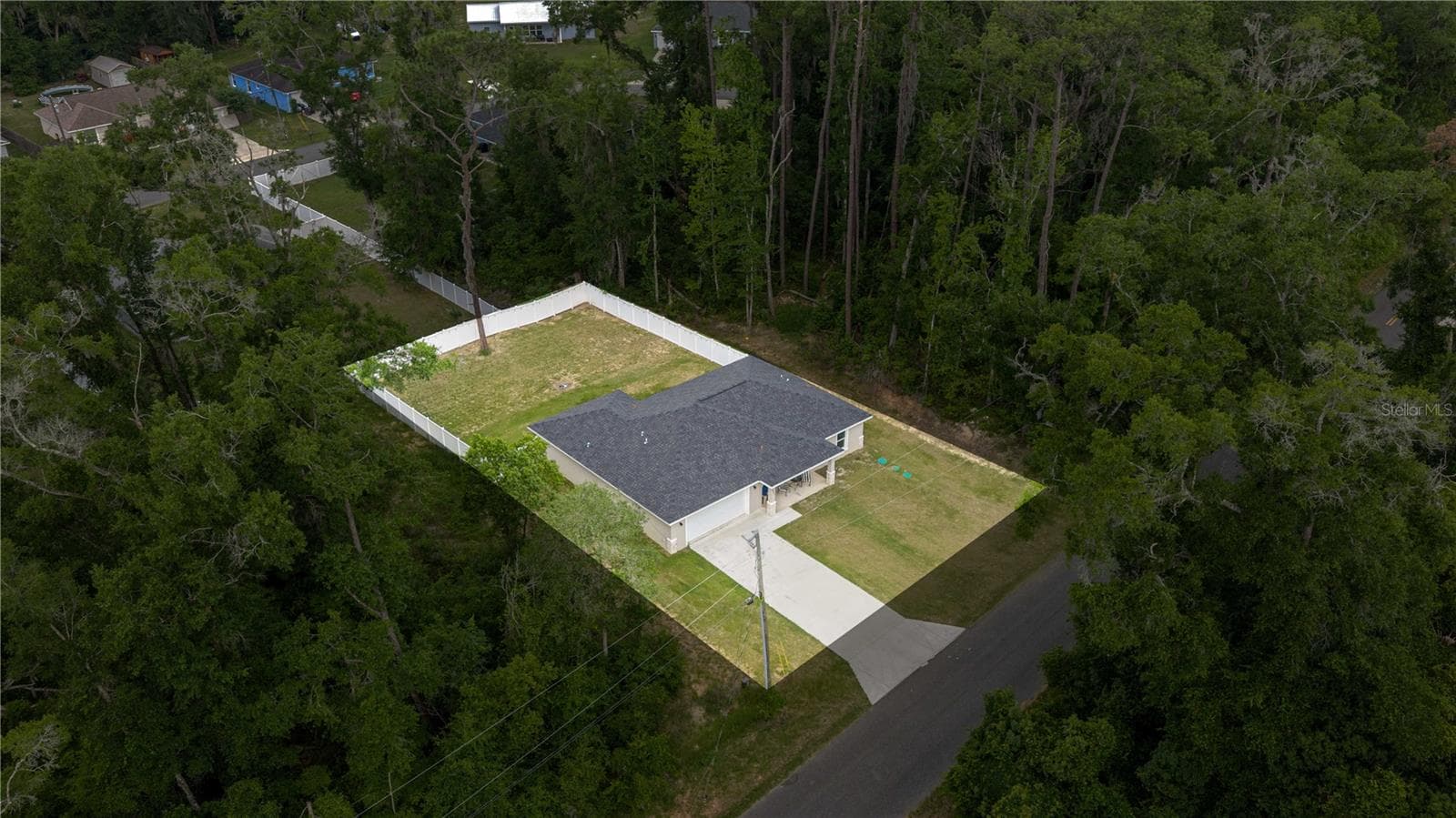 Aerial View - 6962 SE 124TH ST, BELLEVIEW