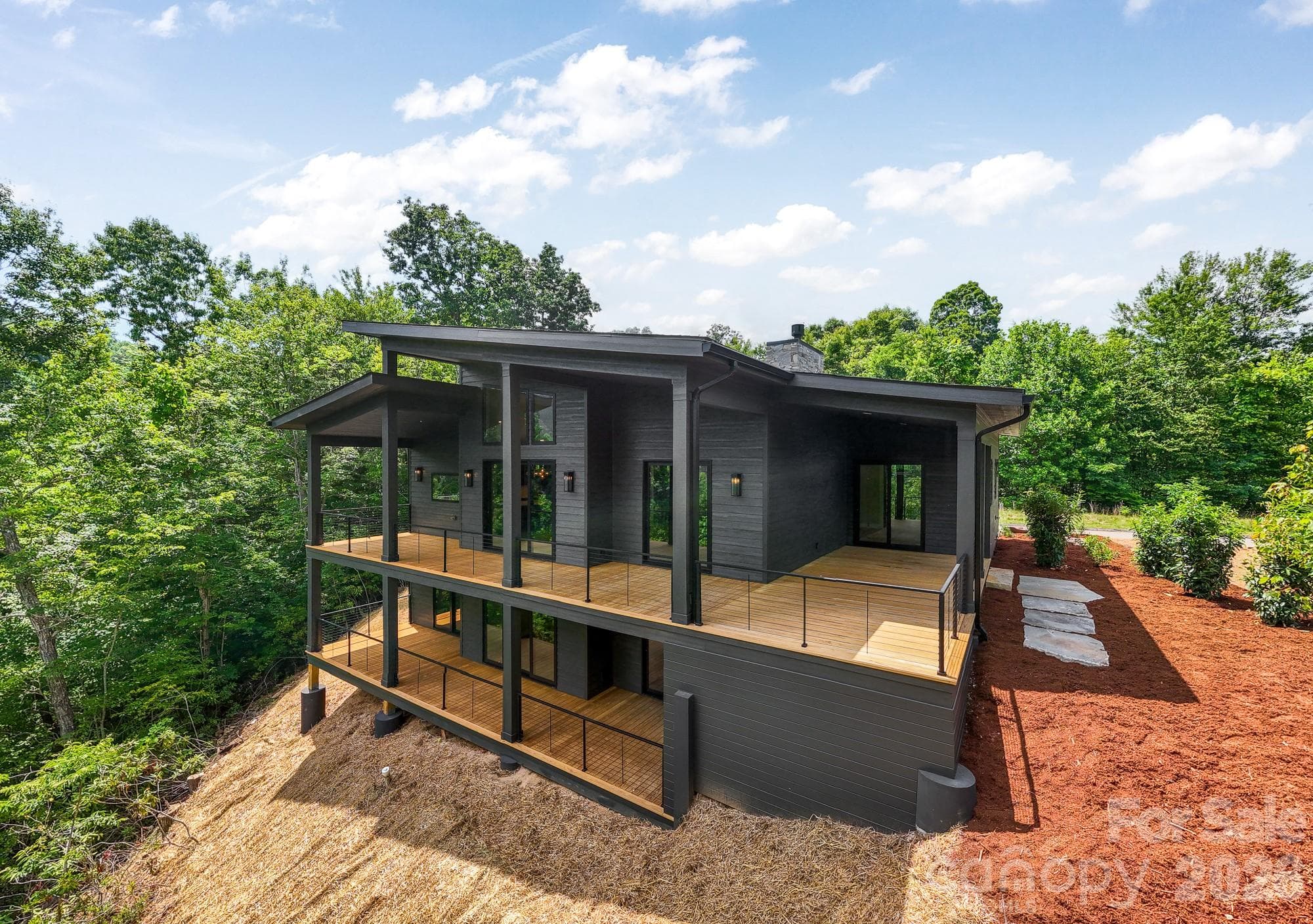 Rear of home. - Waynesville