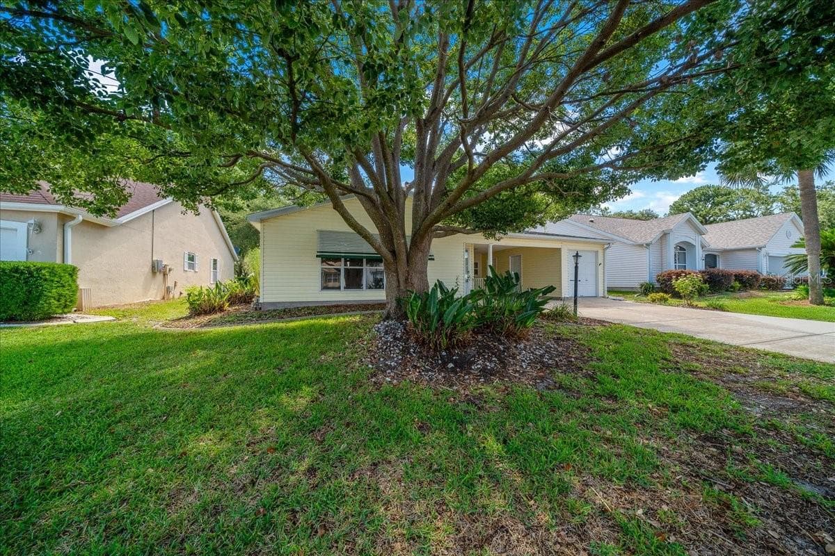 Beautifully Shaded Front Yard - 1133 DEL TORO DR, LADY LAKE