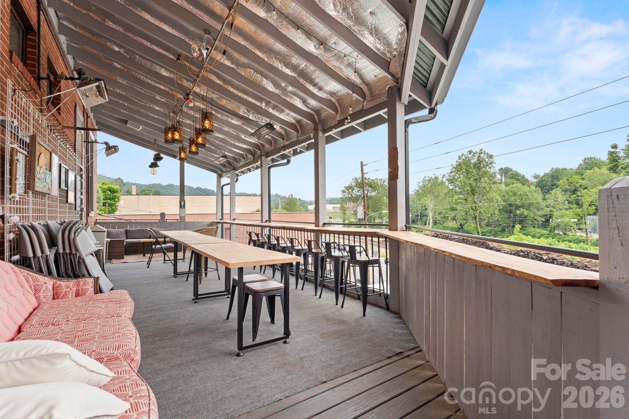 top level porch - 69 Locust Street, Spruce Pine