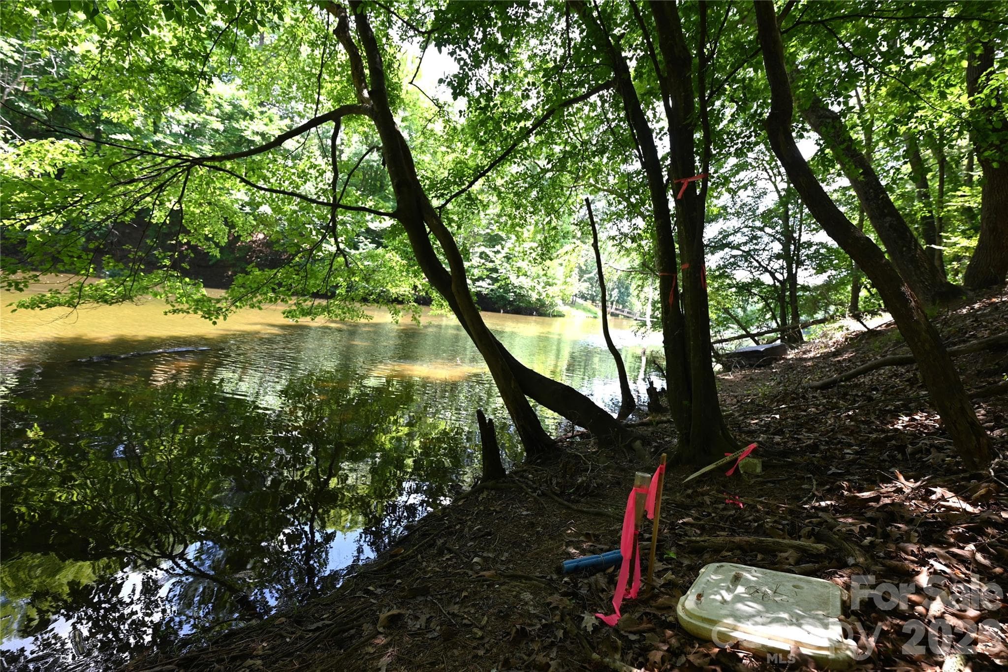 Lot levels off at water, could make into a nice beach area. - 179 Riverwalk Road, Stony Point