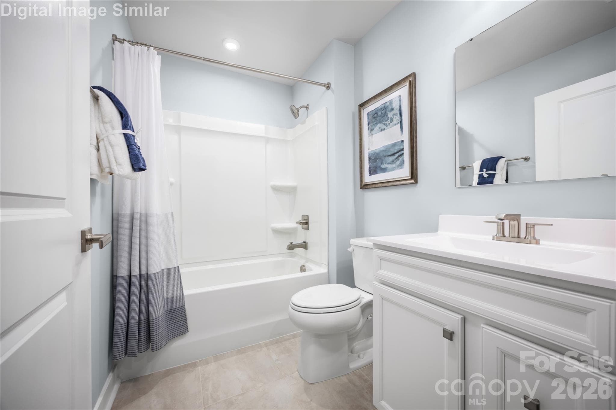 Whether serving as a second bath for daily routines or a guest bathroom for visiting friends and family, this space is designed to impress with both function and flair. - 208 Linwood Estates Drive, Lexington
