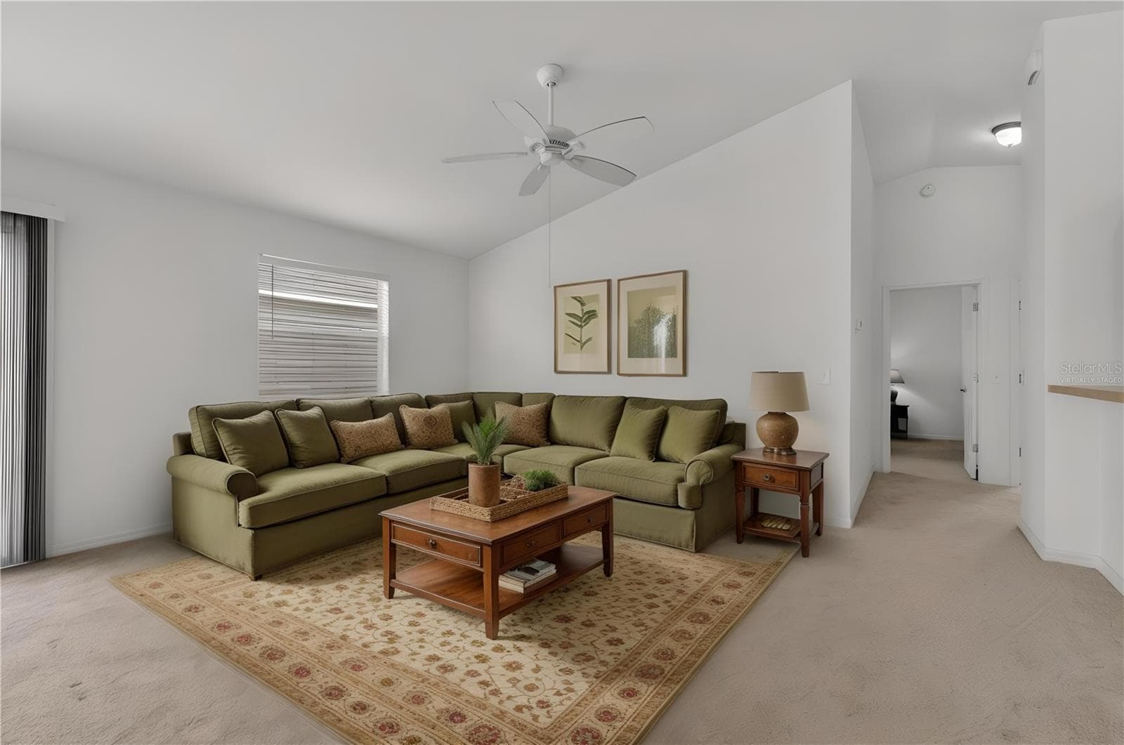 Living Room-Virtually Staged - 3419 CARRABELLE CT, THE VILLAGES