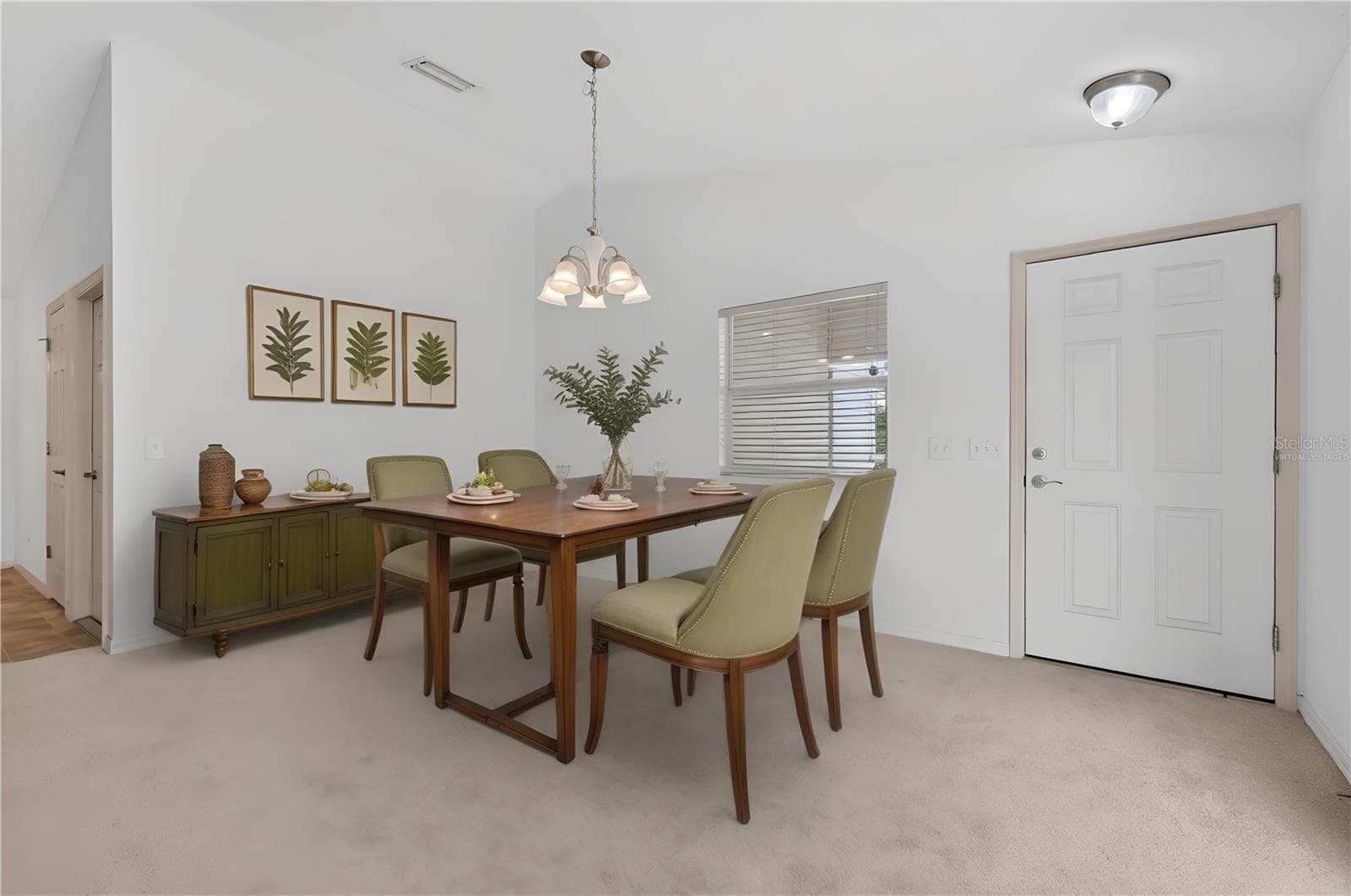 Dining Room-Virtually Staged - 3419 CARRABELLE CT, THE VILLAGES