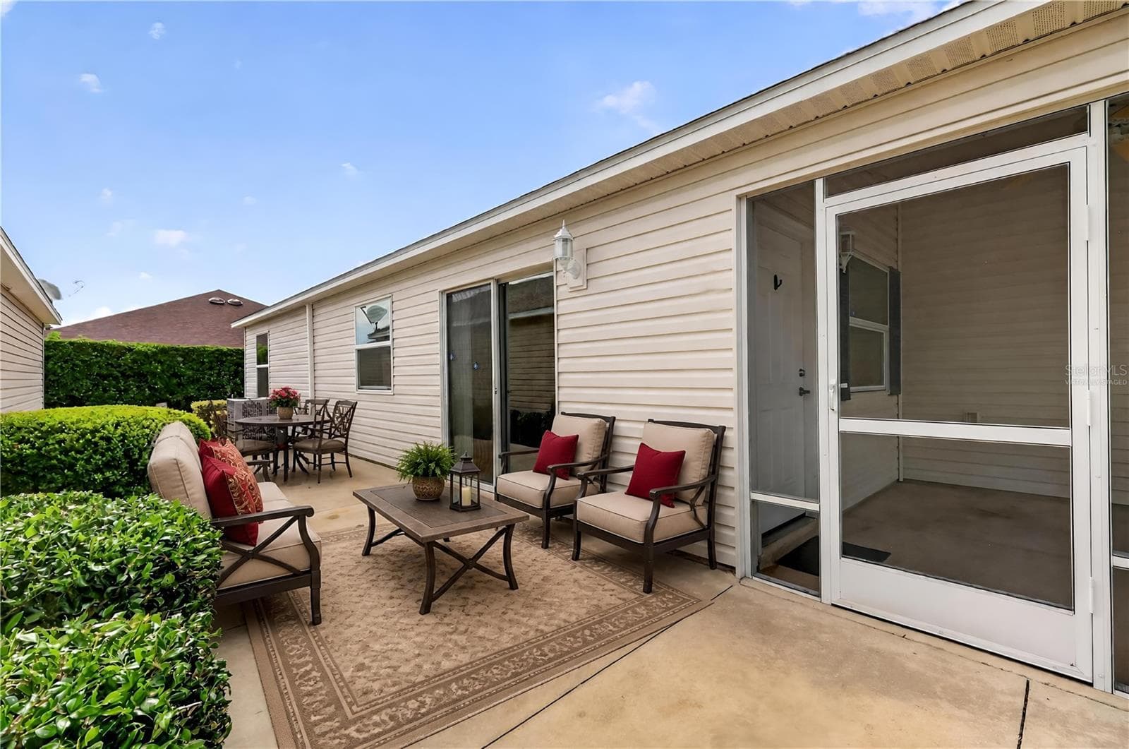 Patio-Virtually Staged - 3419 CARRABELLE CT, THE VILLAGES