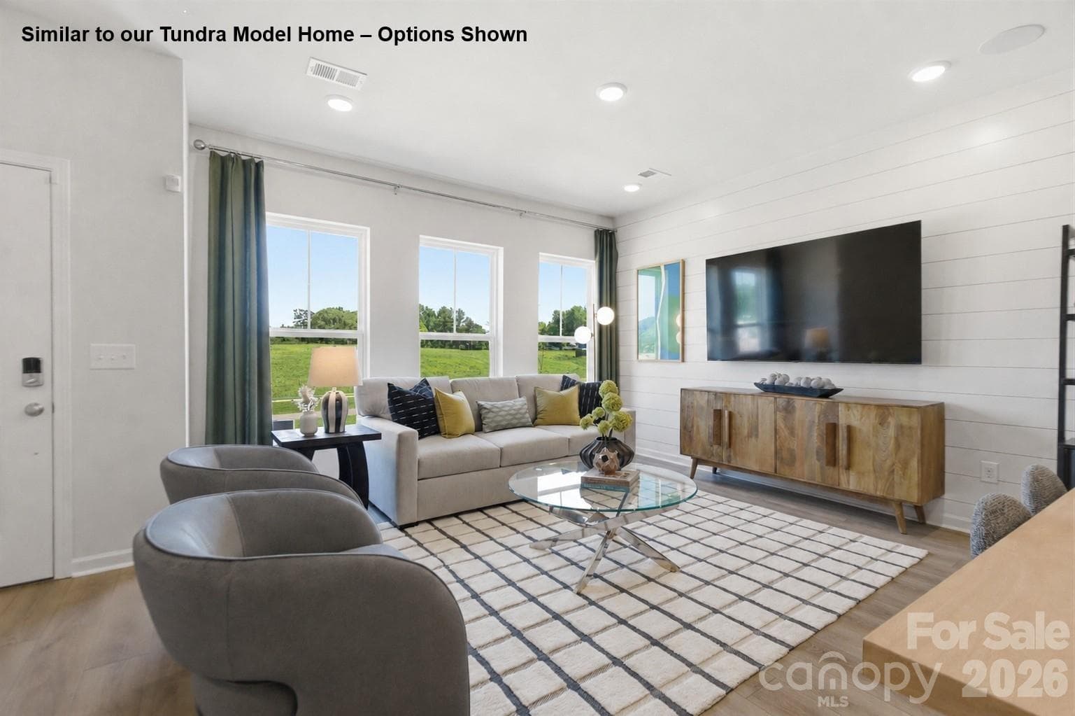 Living Room with an Abundance of Natural Light - Charlotte