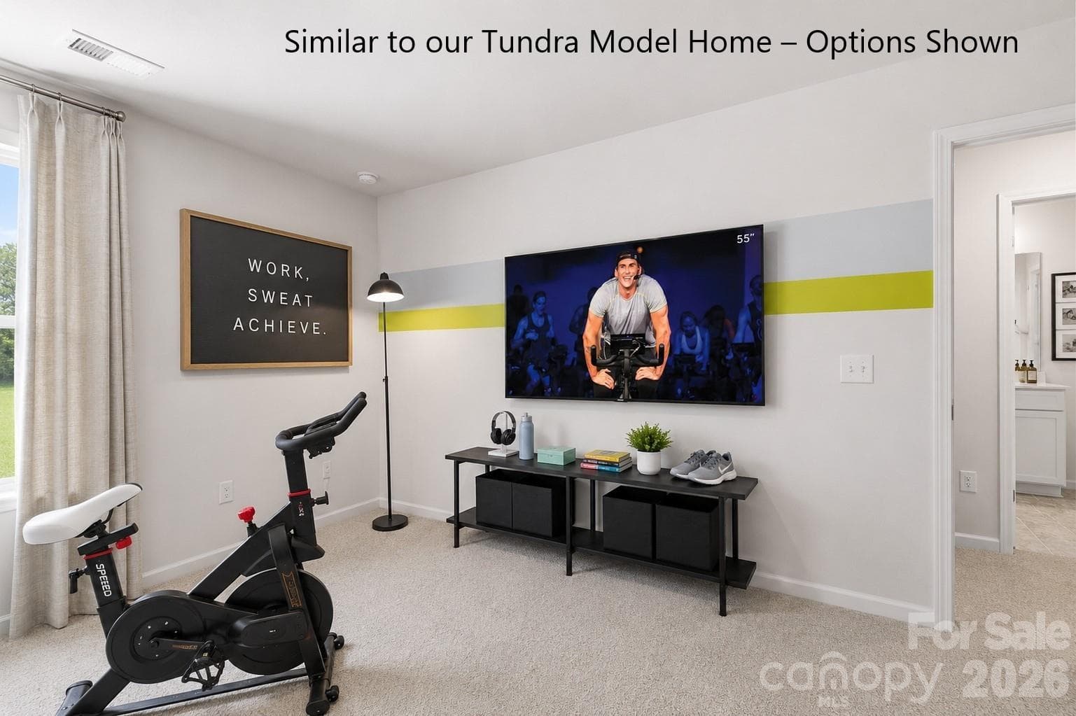 Secondary Bedroom that transitions great to a Work Out Area - Charlotte
