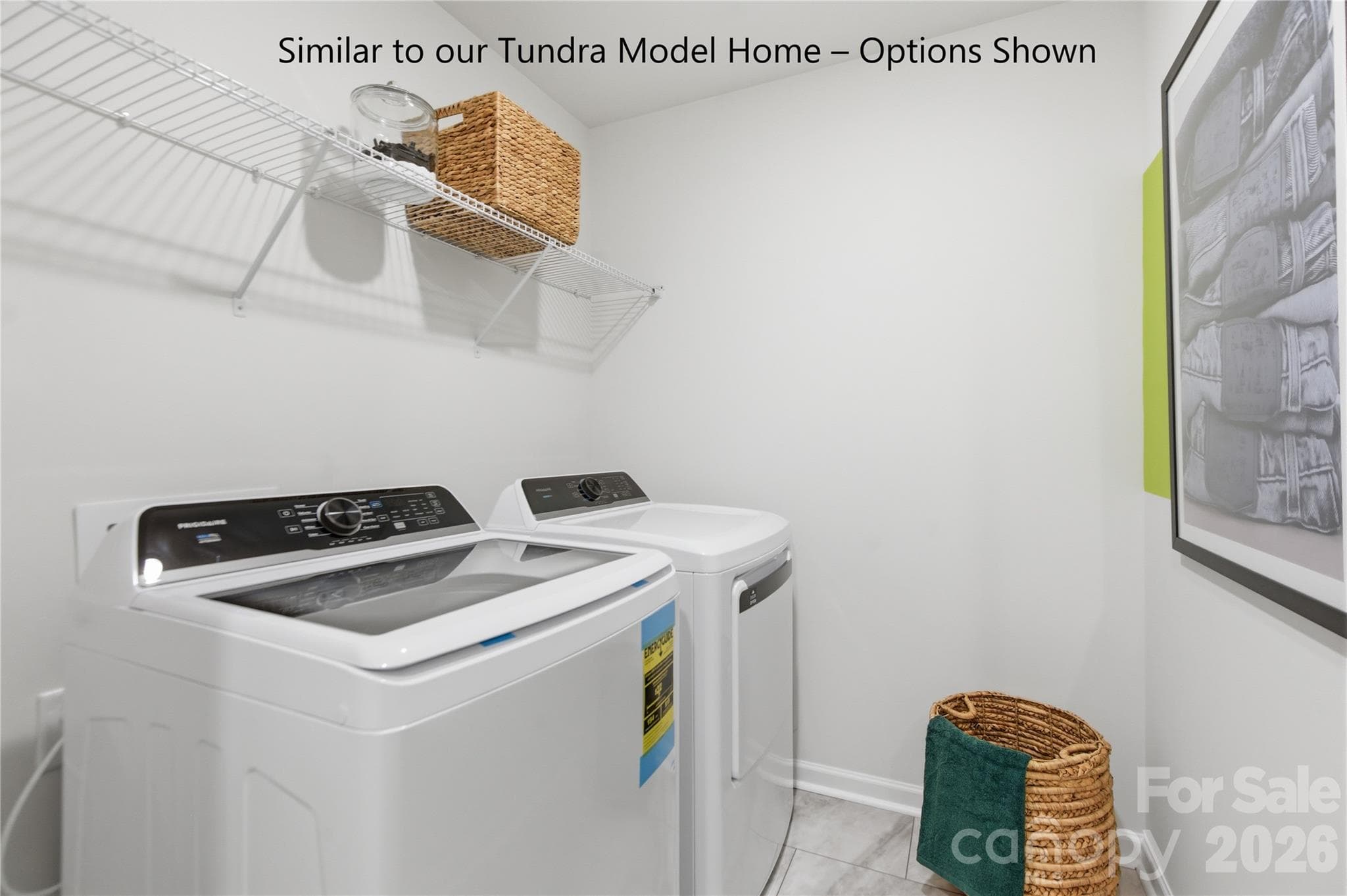 Large Laundry Room with Additional Linen Closet - Charlotte