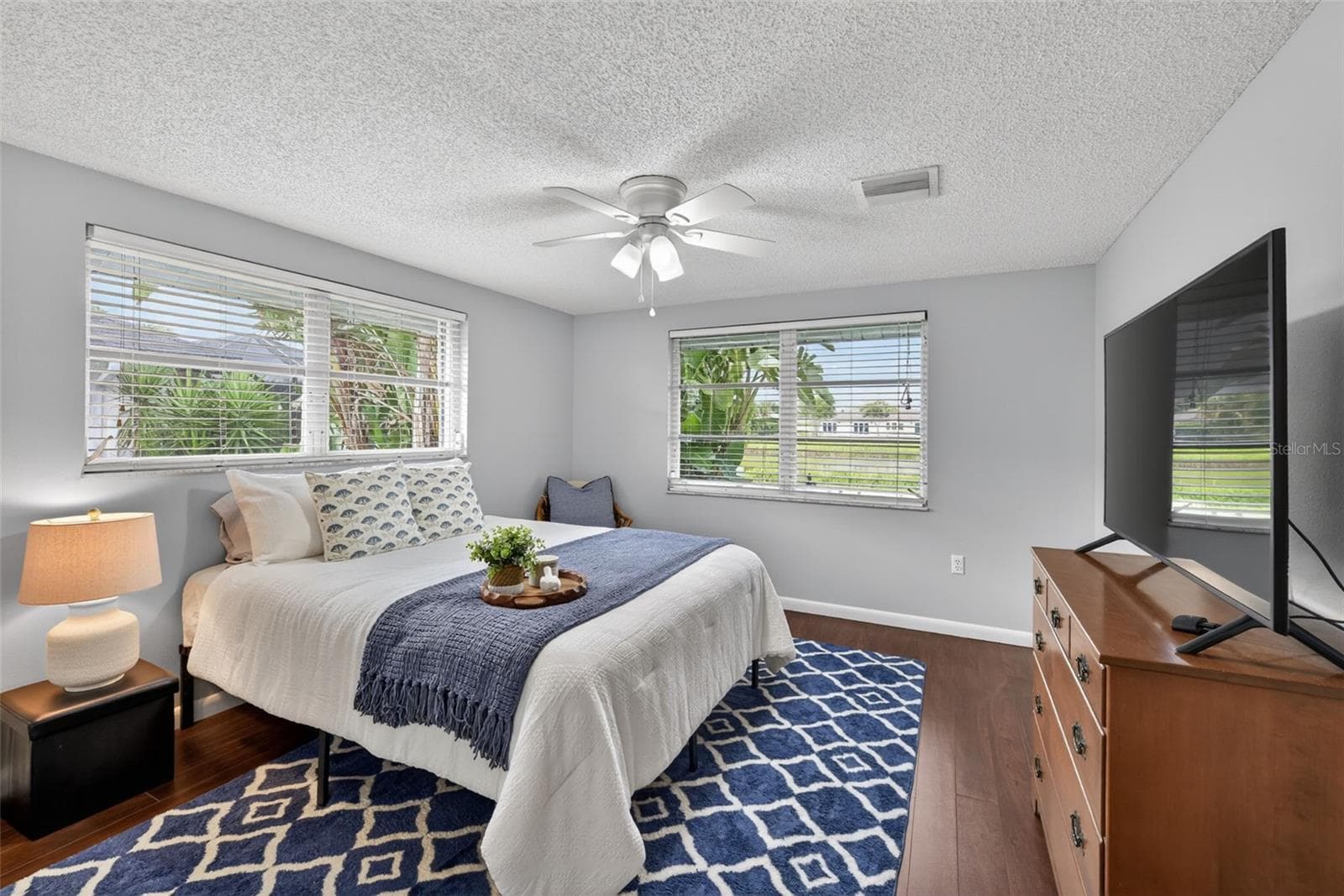 Second Bedroom with Lakeviews and Large Built in Closet - 1226 PINE NEEDLE RD, VENICE