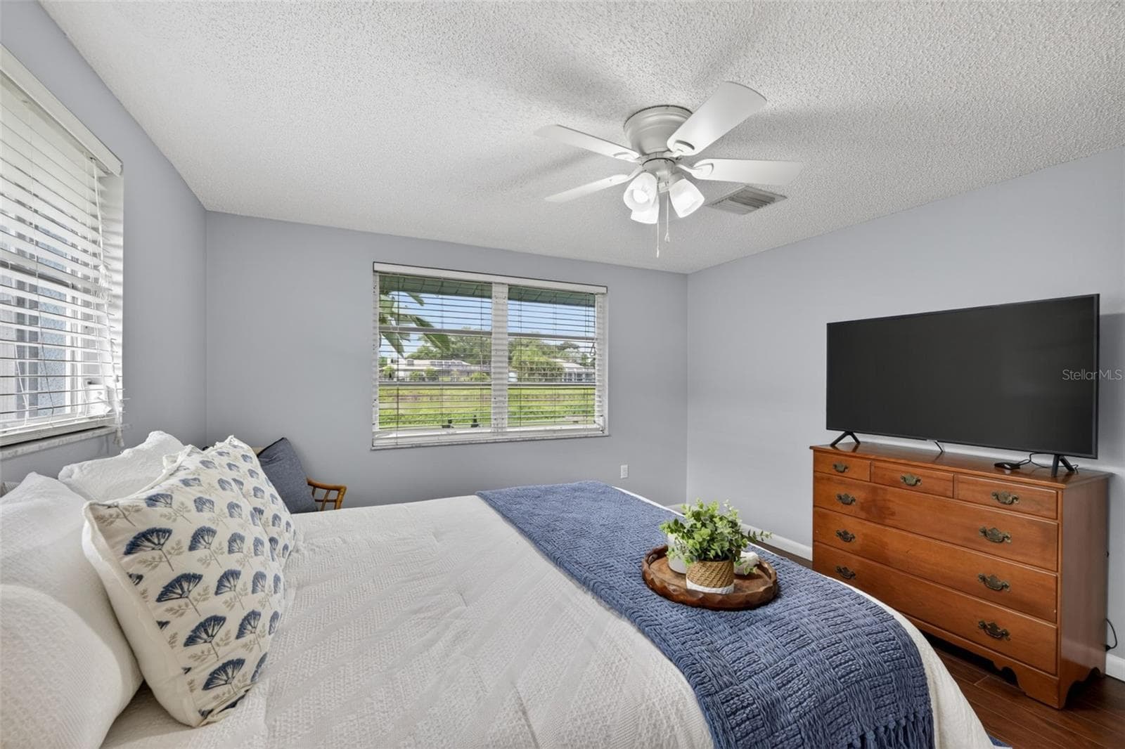 Second Bedroom with Lakeviews and Large Built in Closet - 1226 PINE NEEDLE RD, VENICE