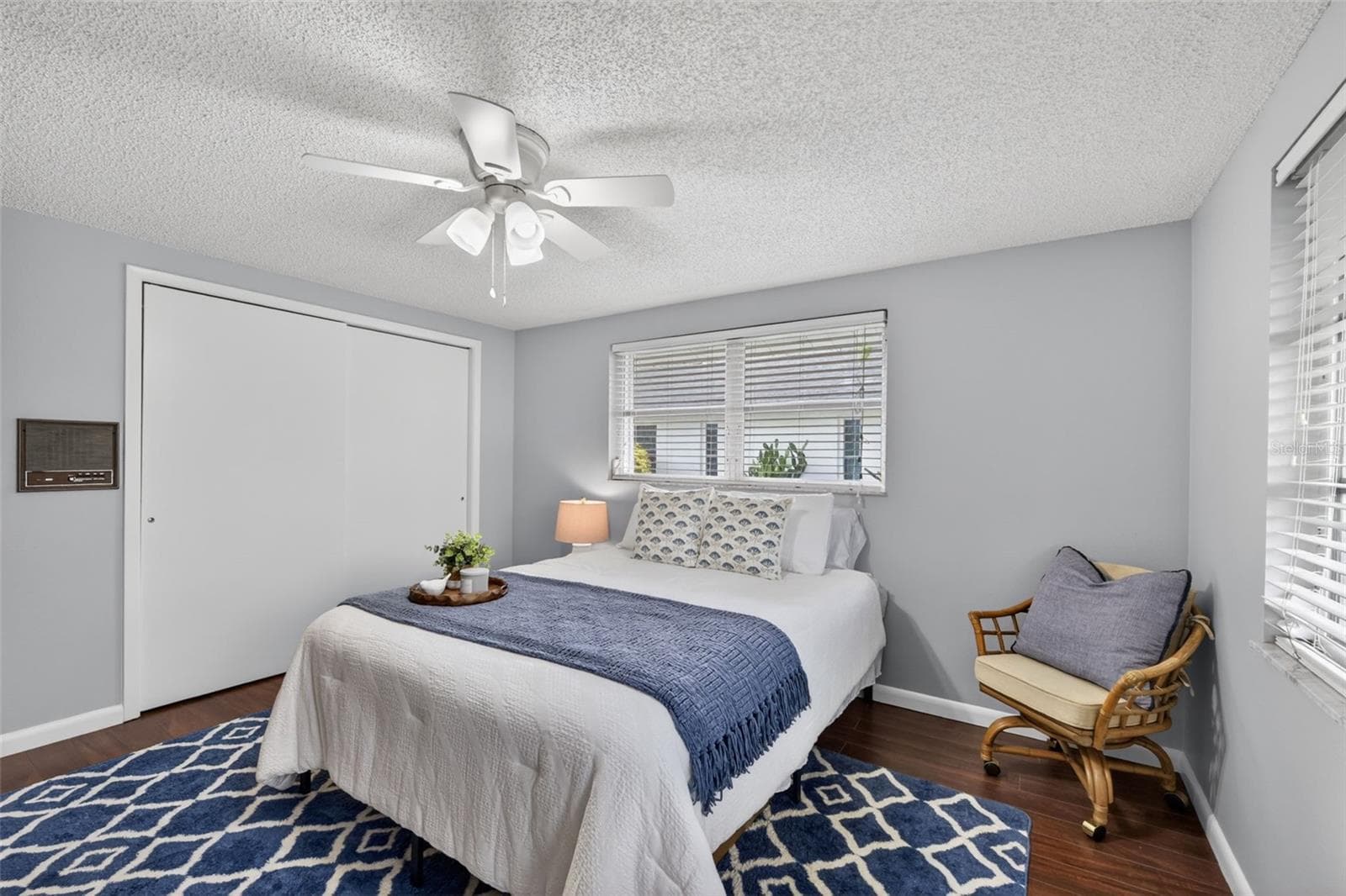 Second Bedroom with Lakeviews and Large Built in Closet - 1226 PINE NEEDLE RD, VENICE