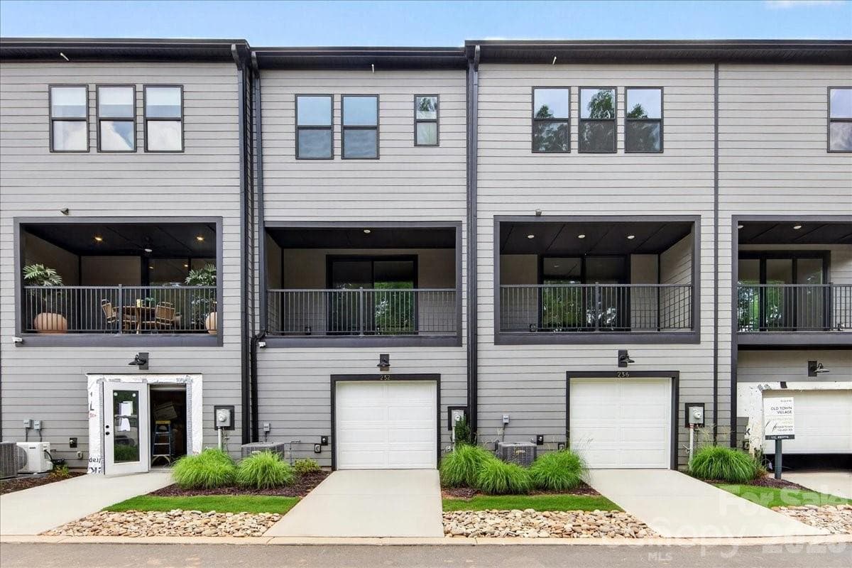 Rear load 2 bay tandem garage and covered outdoor living - 232 Old Town Village Road, Waxhaw