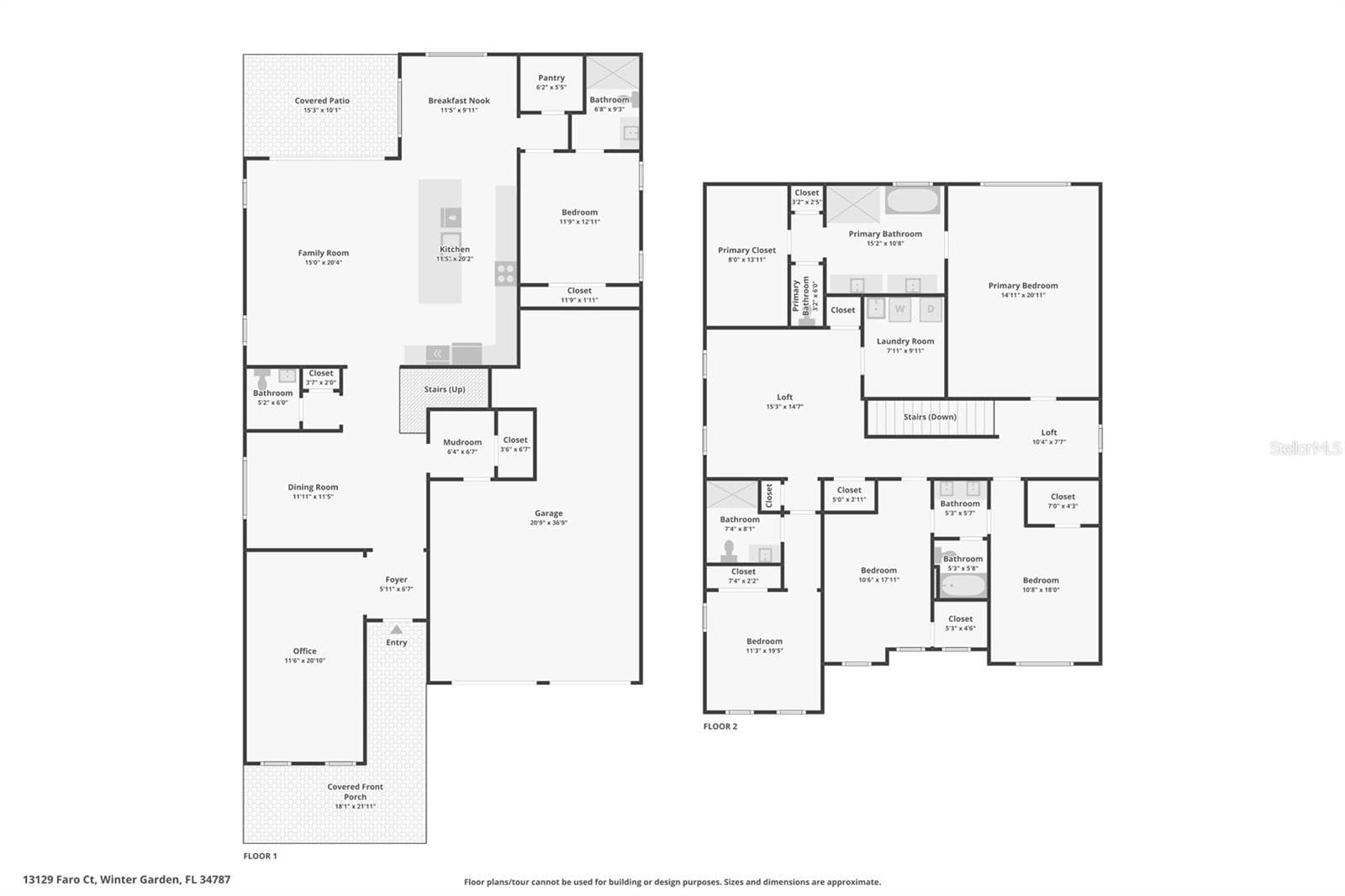 Floor Plan - 13129 FARO CT, WINTER GARDEN