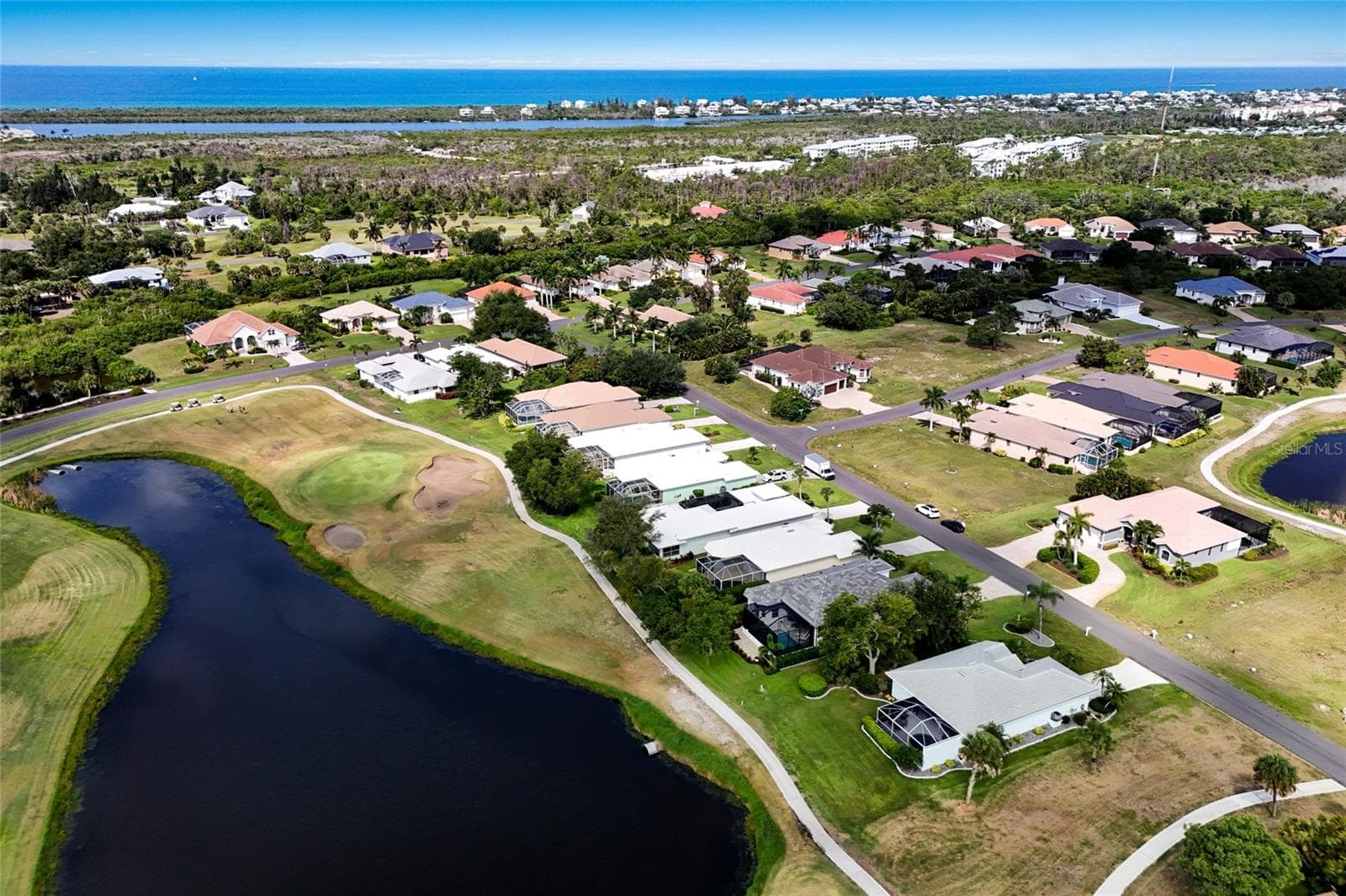 Serene water view - 115 WESTWIND DR, PLACIDA