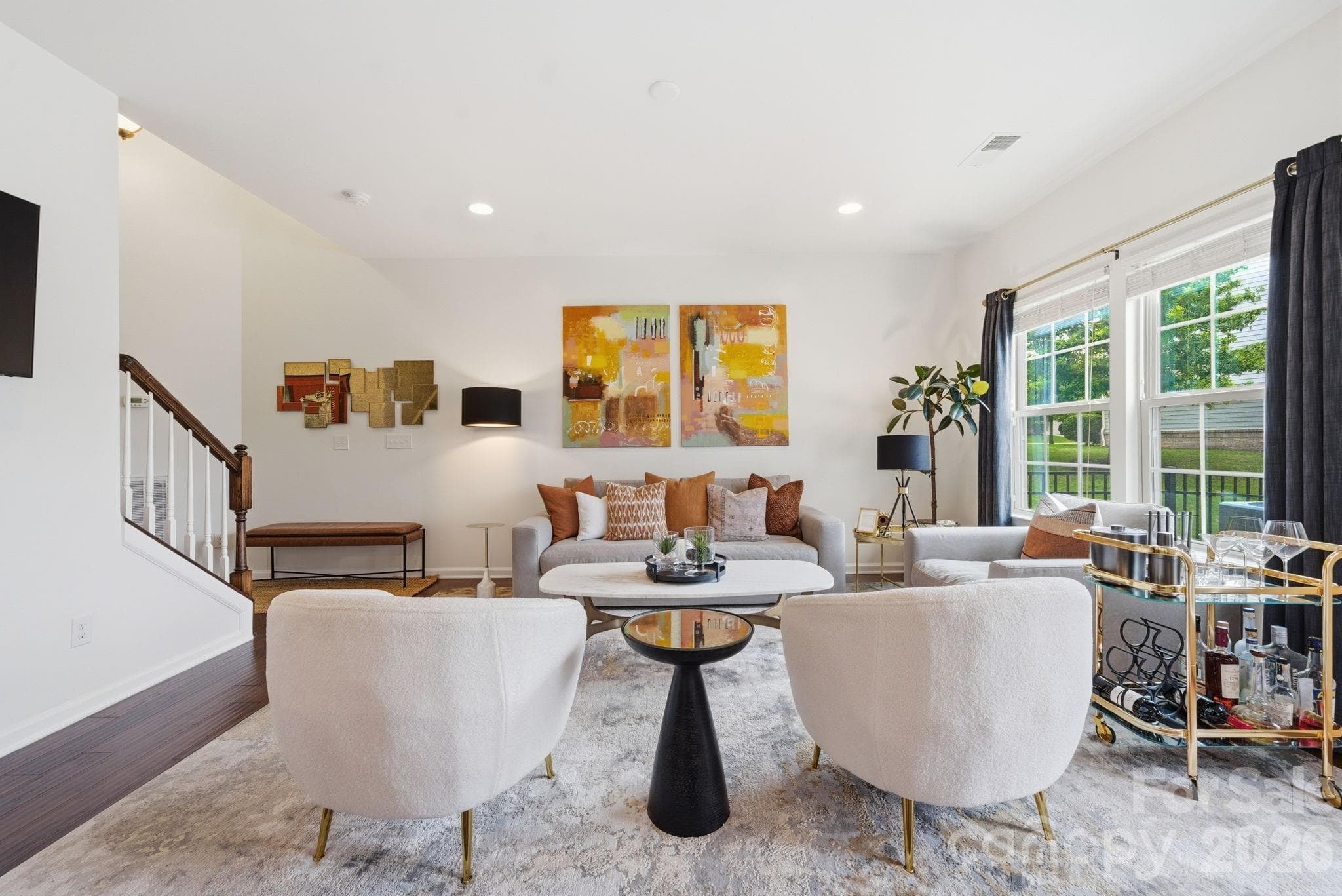 Living Room - 1760 Evergreen Drive, Charlotte