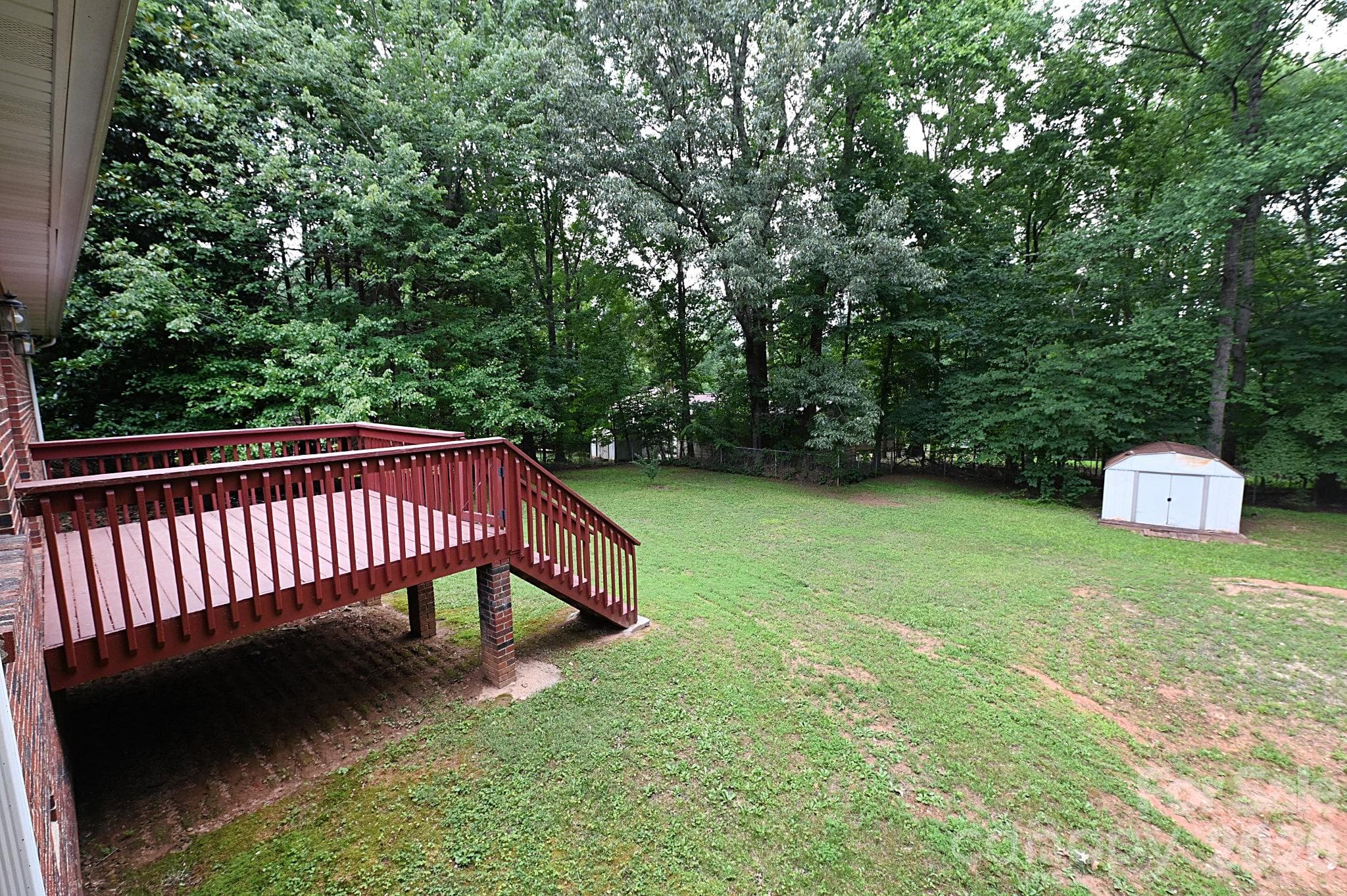 Beautiful backyard offering privacy galore - Newton