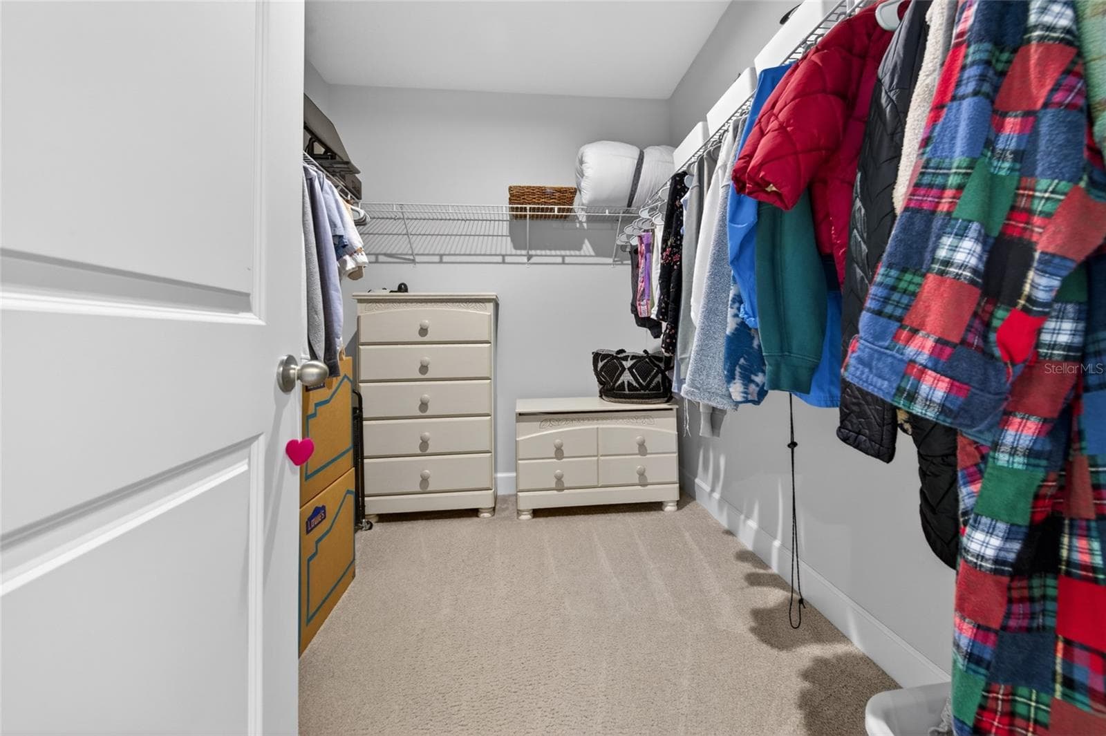 Primary closet -Home now vacant - 222 EAGLE HARBOR WAY, DAYTONA BEACH