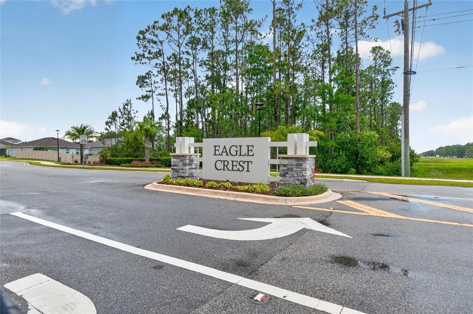 Entrance to Eagle Crest - 222 EAGLE HARBOR WAY, DAYTONA BEACH