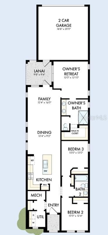 Floor Plan - 5625 WHITE IBIS POINT, ST CLOUD