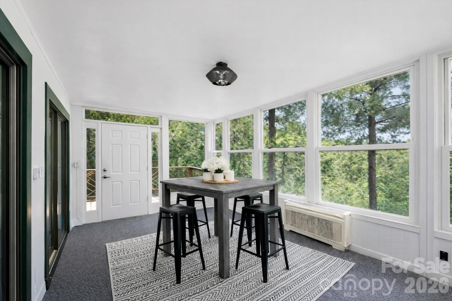 Large Sunroom w/ Year-Round Long-Range Mountain Views *Photo has been virtually enhanced.* - 5545 Pine Ridge Drive, Connelly Springs