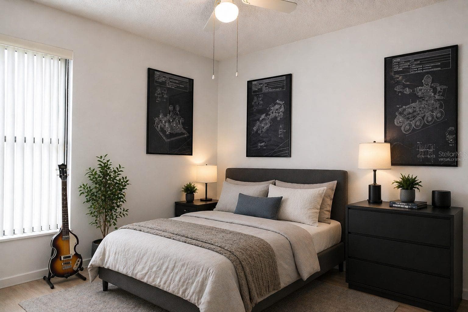Virtually staged photo. 3rd Bedroom - 2008 HOUNDSLAKE DR, WINTER PARK