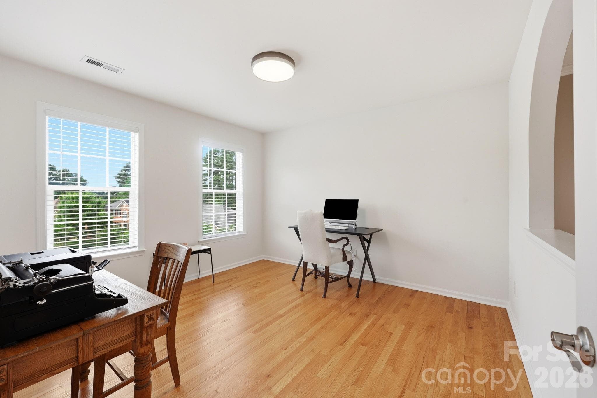 2nd floor additional office/flex space with beautiful hardwood floors - Huntersville