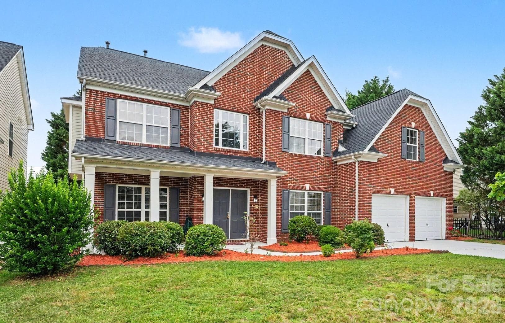 Double Front Door + Covered Porch - Concord