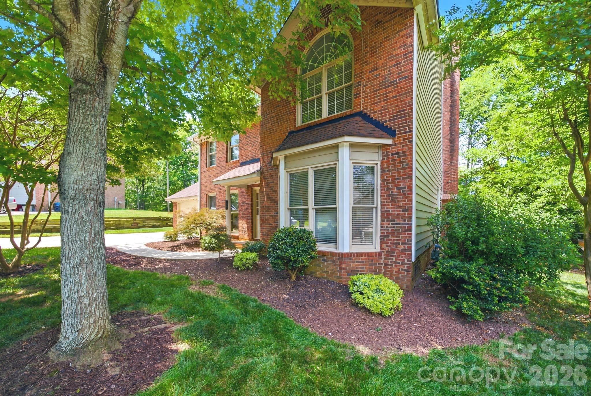 Brick Front and Bay Window - 503 Wyre Forest Court, Charlotte